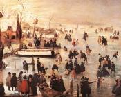 Ice Landscape - 亨德里克·艾弗坎普